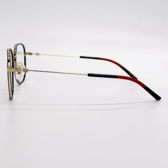 NEW GUCCI EYEGLASSES GG1198OA 001 BLACK/GOLD UNISEX AVIATOR EYEWEAR GUCCI - Picture 8 of 12